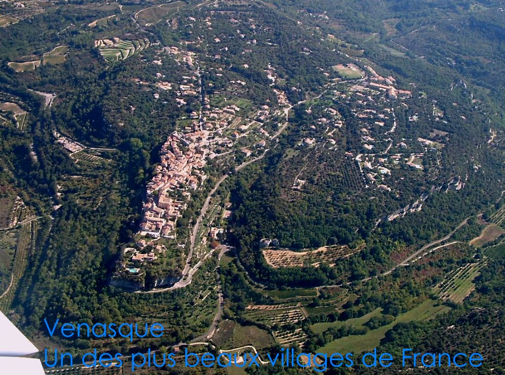 Das Dorf Venasque, Ansicht 1