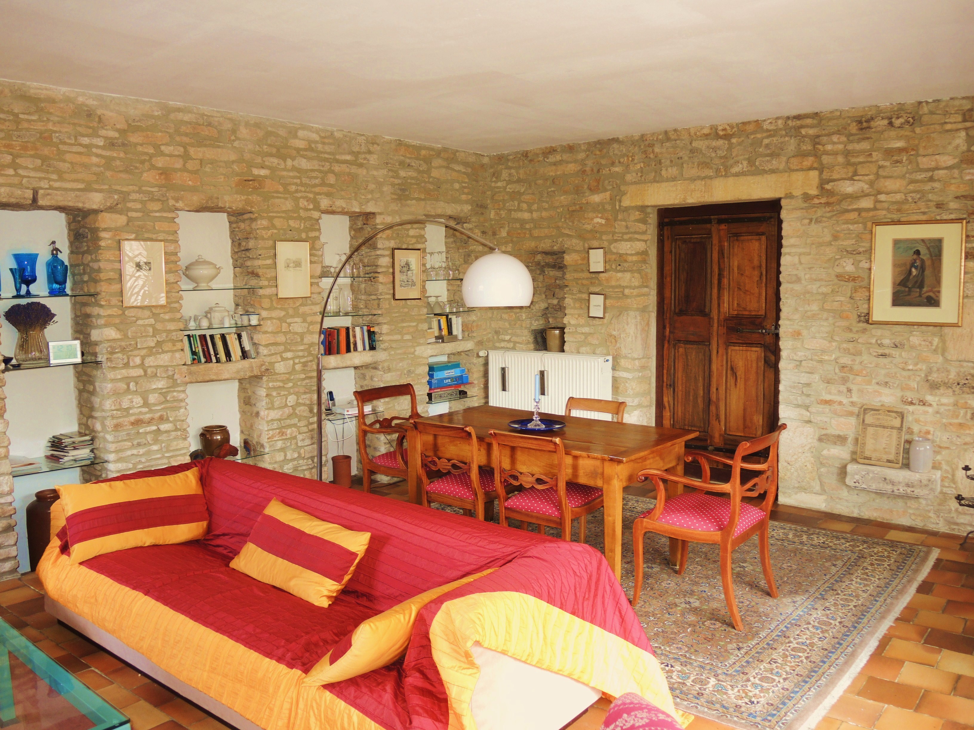 Wohnzimmer des Ferienhauses, Ansicht 2