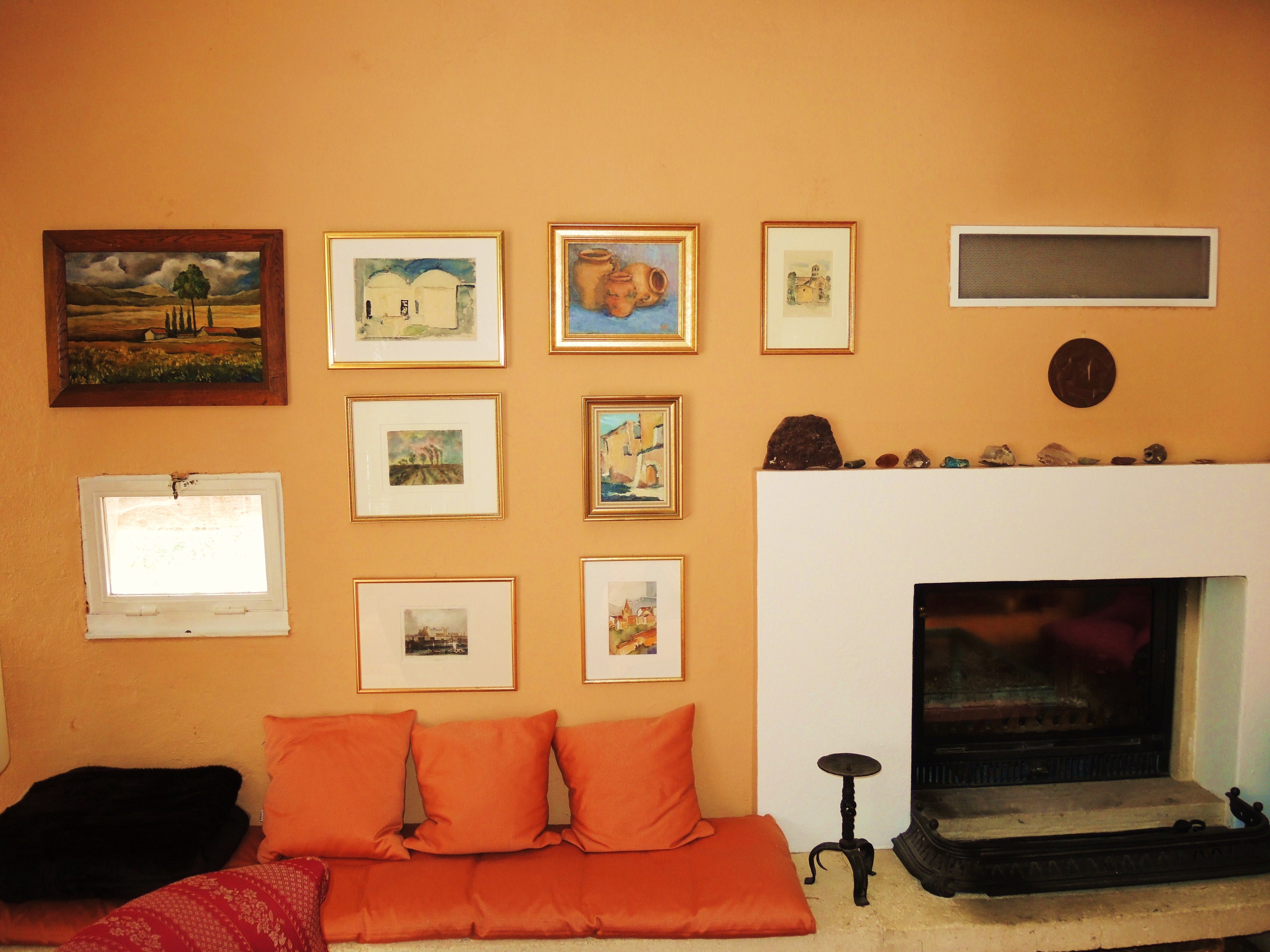 Wohnzimmer des Ferienhauses, Ansicht 4